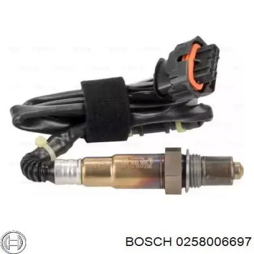 0258006697 Bosch sonda lambda sensor de oxigeno para catalizador