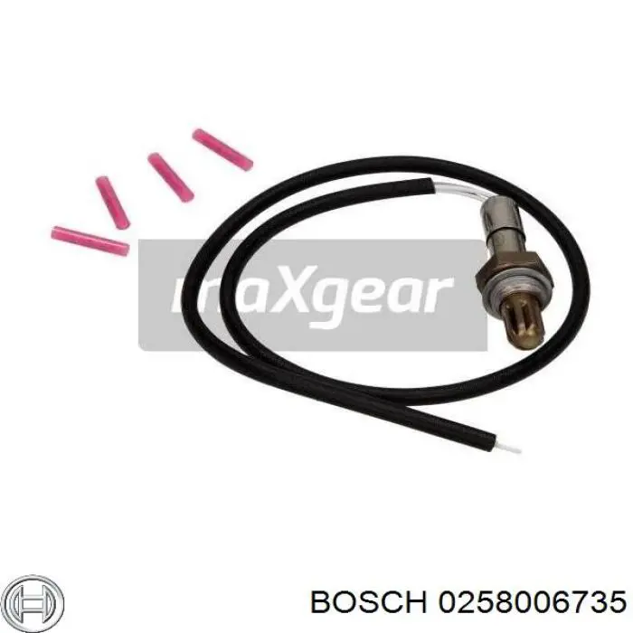 0258006735 Bosch sonda lambda sensor de oxigeno post catalizador