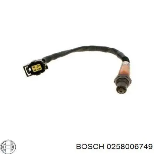 0258006749 Bosch sonda lambda sensor de oxigeno post catalizador