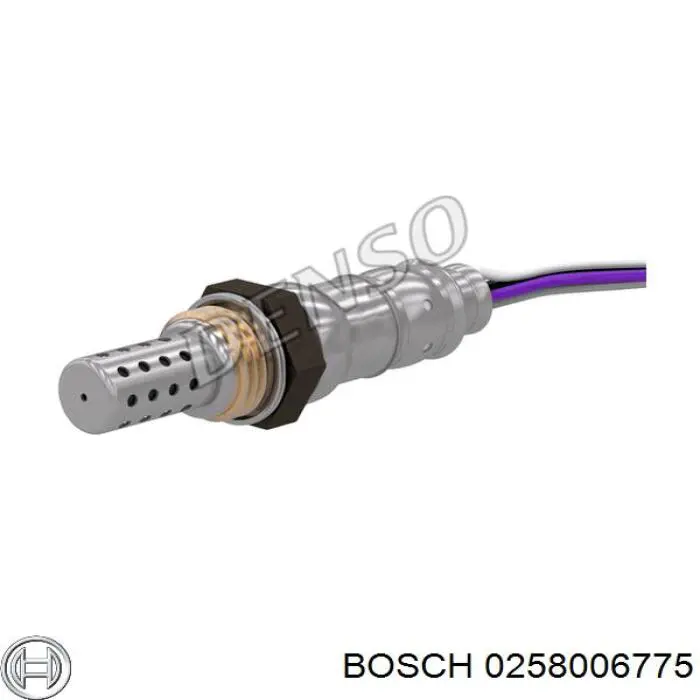 0258006775 Bosch sonda lambda sensor de oxigeno post catalizador