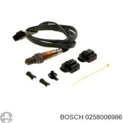 0 258 006 986 Bosch sonda lambda, sensor de oxígeno despues del catalizador derecho