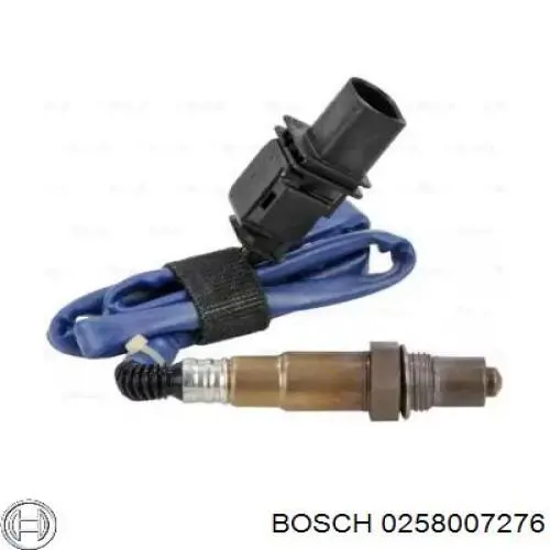 0 258 007 276 Bosch sonda lambda sensor de oxigeno post catalizador