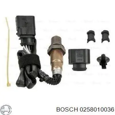 0258010036 Bosch sonda lambda sensor de oxigeno post catalizador