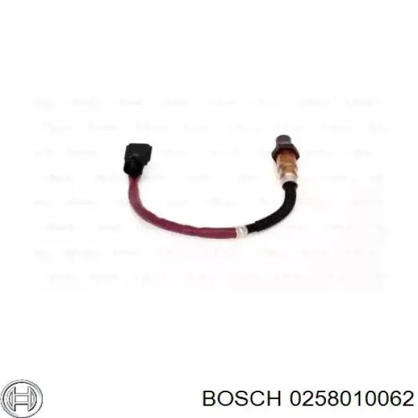 0258010062 Bosch sonda lambda sensor de oxigeno para catalizador