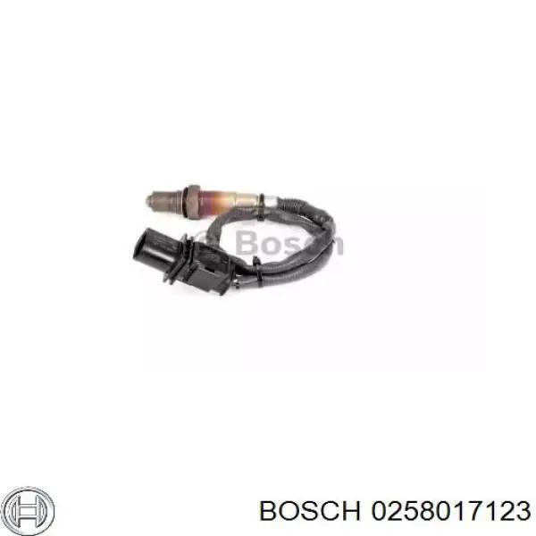 0258017123 Bosch sonda lambda sensor de oxigeno para catalizador