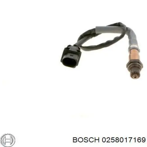 0258017169 Bosch sonda lambda sensor de oxigeno para catalizador