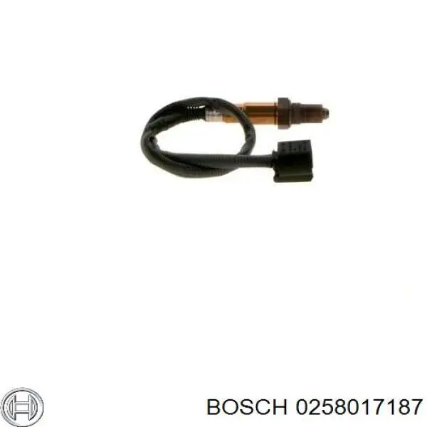 0258017187 Bosch sonda lambda sensor de oxigeno para catalizador