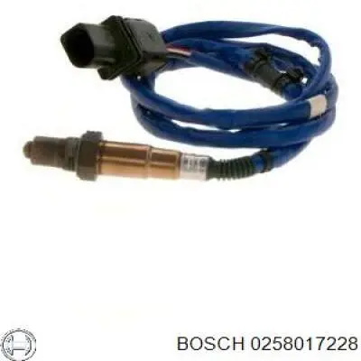 0258017228 Bosch sonda lambda sensor de oxigeno para catalizador