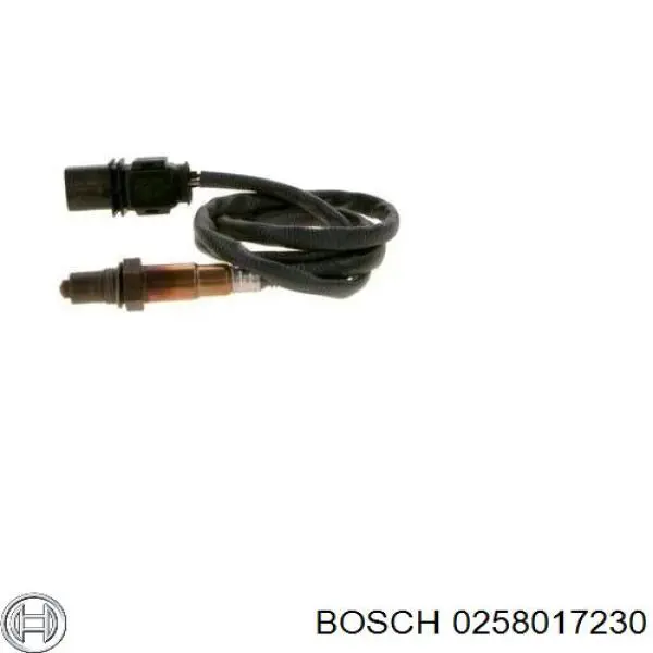 0258017230 Bosch sonda lambda sensor de oxigeno para catalizador