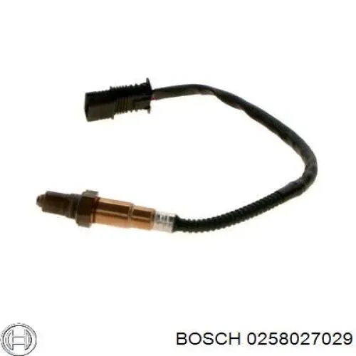 0258027029 Bosch sonda lambda sensor de oxigeno para catalizador