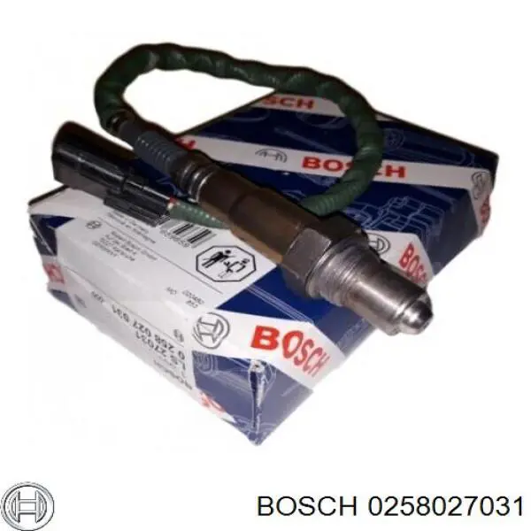 0 258 027 031 Bosch sonda lambda sensor de oxigeno para catalizador