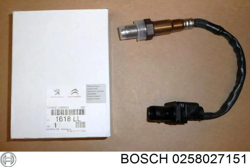  Sonda Lambda Sensor De Oxigeno Para Catalizador para Citroen C4 3D