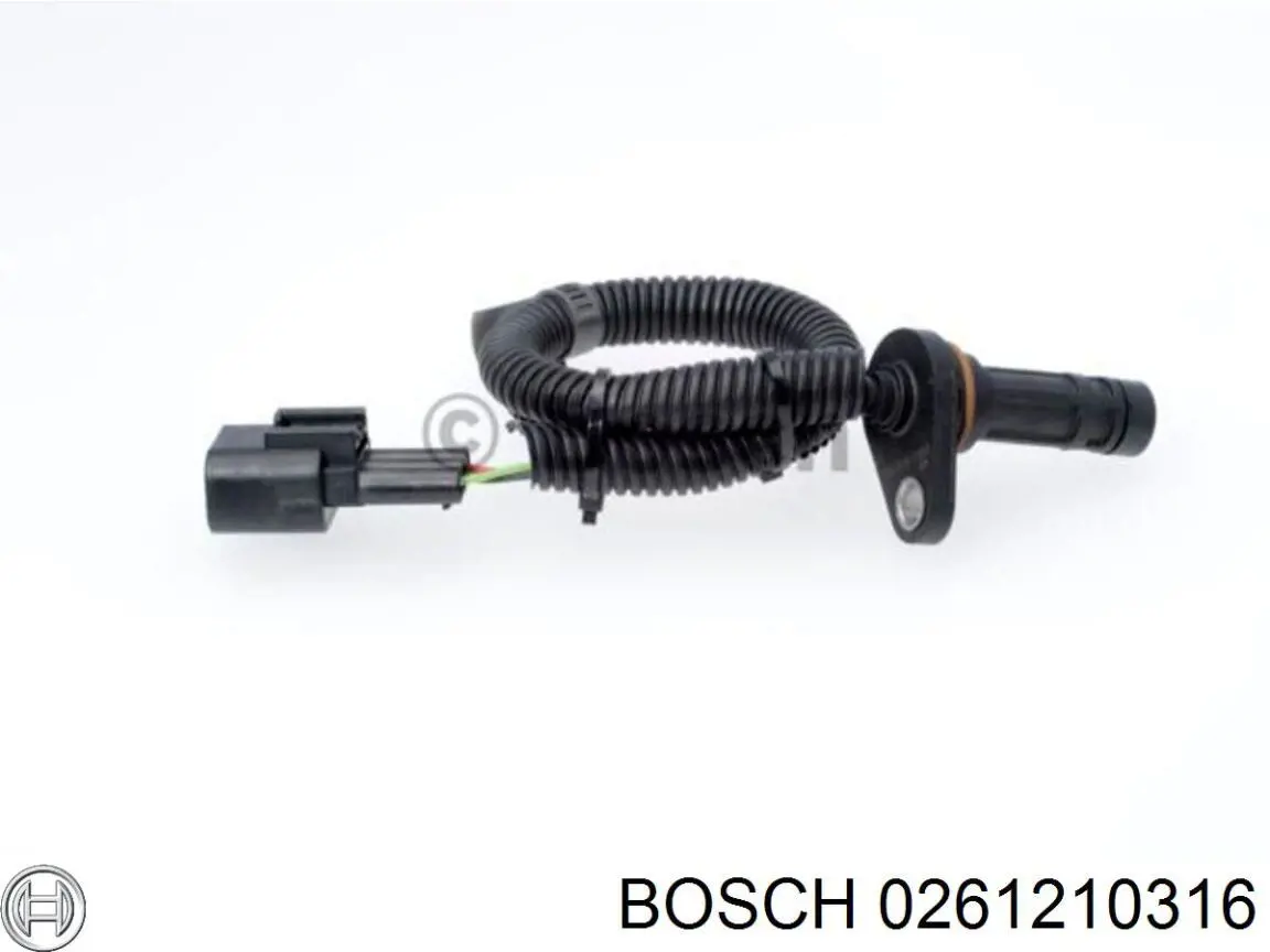 0 261 210 316 Bosch sensor de posición del cigüeñal