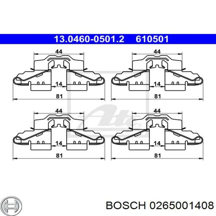  Sensor ABS delantero derecho para Mercedes S C140