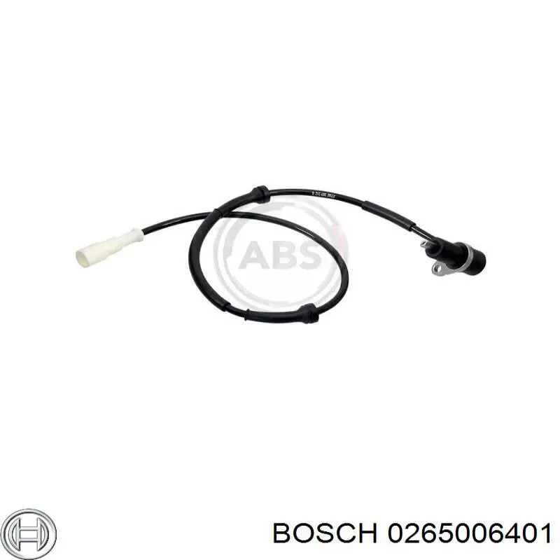 7700301312 Renault (RVI) sensor abs trasero derecho