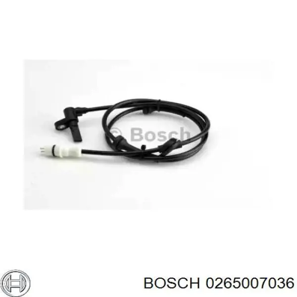 0265007036 Bosch sensor abs trasero izquierdo