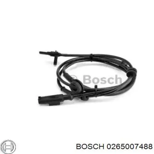 0265007488 Bosch sensor abs trasero