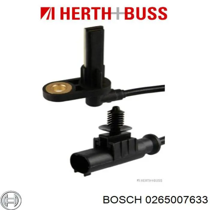 0265007633 Bosch sensor abs trasero derecho