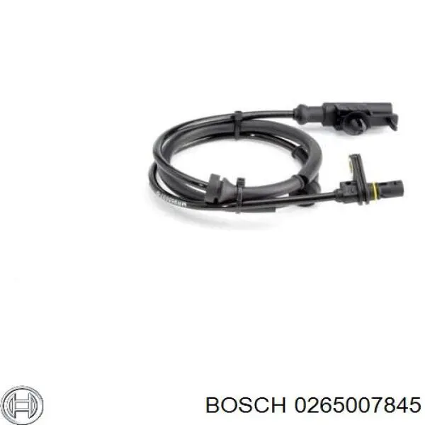 0265007845 Bosch sensor abs trasero