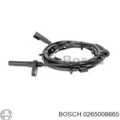 0 265 008 665 Bosch sensor abs trasero derecho