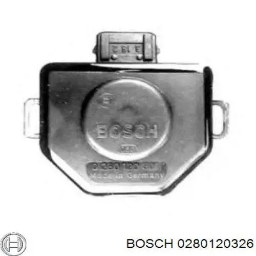 826290 Opel sensor, posición mariposa