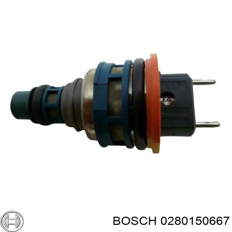 0280150667 Bosch inyector de combustible