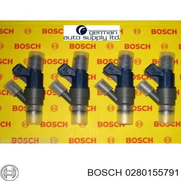 0280155791 Bosch inyector de combustible