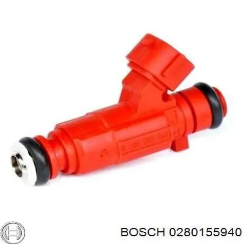 0280155940 Bosch inyector de combustible