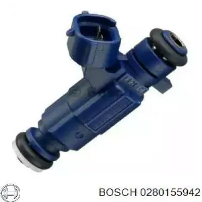 0280155942 Bosch inyector de combustible