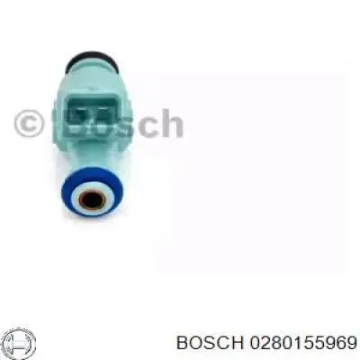 0280155969 Bosch inyector de combustible