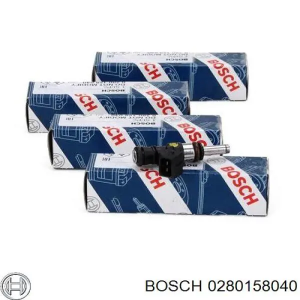 0280158040 Bosch inyector de combustible