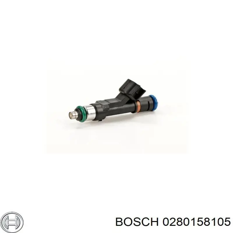 0280158105 Bosch inyector de combustible