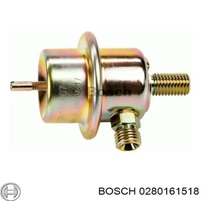 0280161518 Bosch regulador de presión de combustible, rampa de inyectores