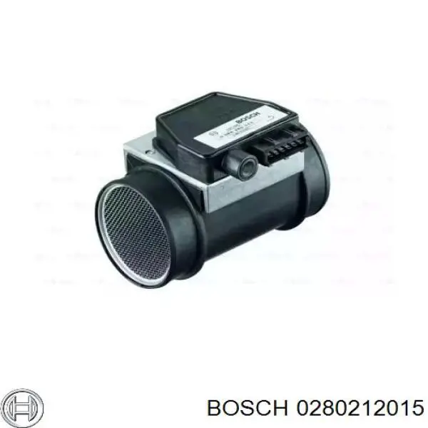 0280212015 Bosch sensor de flujo de aire/medidor de flujo (flujo de aire masibo)