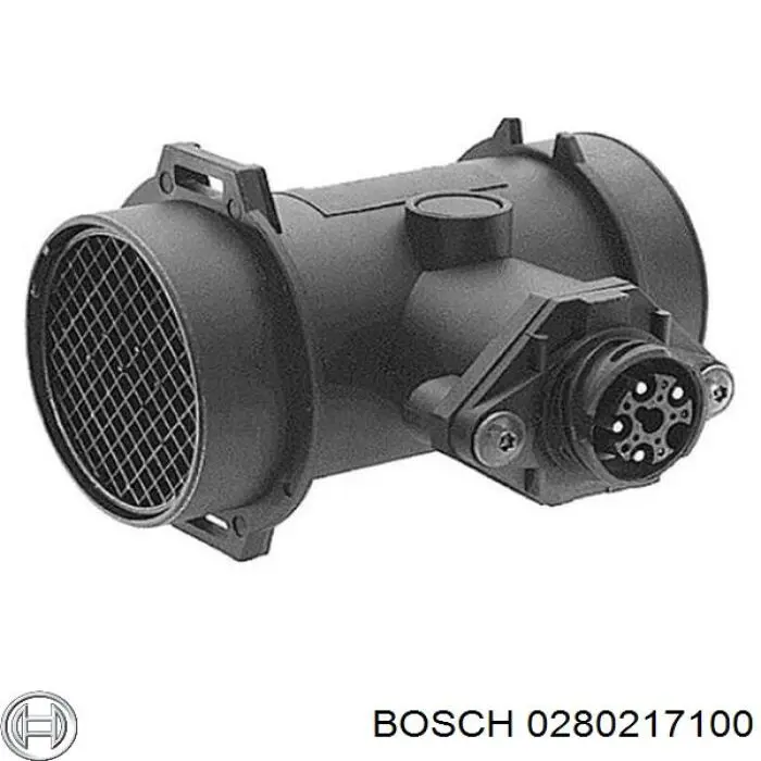 0280217100 Bosch sensor de flujo de aire/medidor de flujo (flujo de aire masibo)