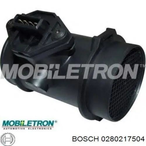 0280217504 Bosch sensor de flujo de aire/medidor de flujo (flujo de aire masibo)