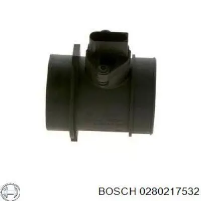 0280217532 Bosch sensor de flujo de aire/medidor de flujo (flujo de aire masibo)