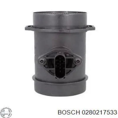 0280217533 Bosch sensor de flujo de aire/medidor de flujo (flujo de aire masibo)