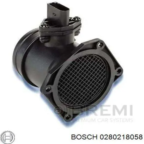 0280218058 Bosch sensor de flujo de aire/medidor de flujo (flujo de aire masibo)