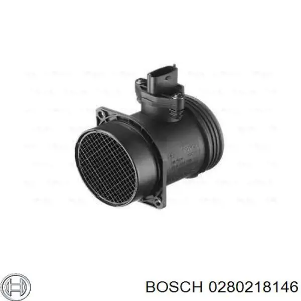 0280218146 Bosch sensor de flujo de aire/medidor de flujo (flujo de aire masibo)