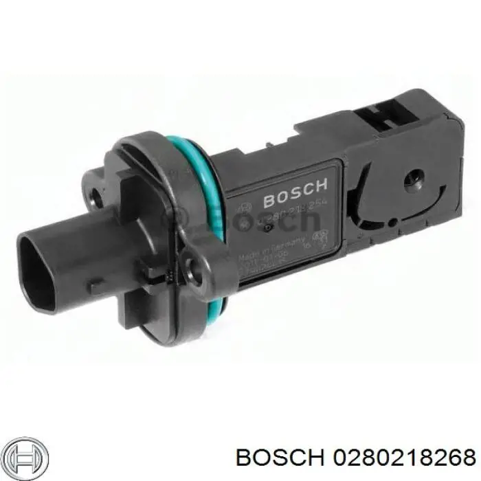 0280218268 Bosch sensor de flujo de aire/medidor de flujo (flujo de aire masibo)