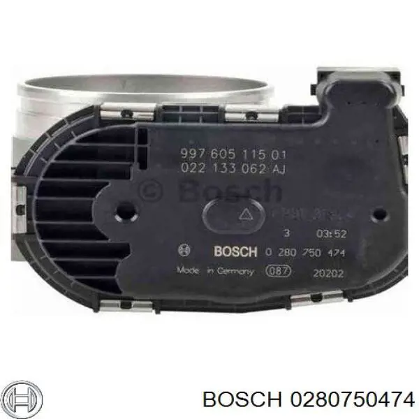 0 280 750 474 Bosch cuerpo de mariposa completo