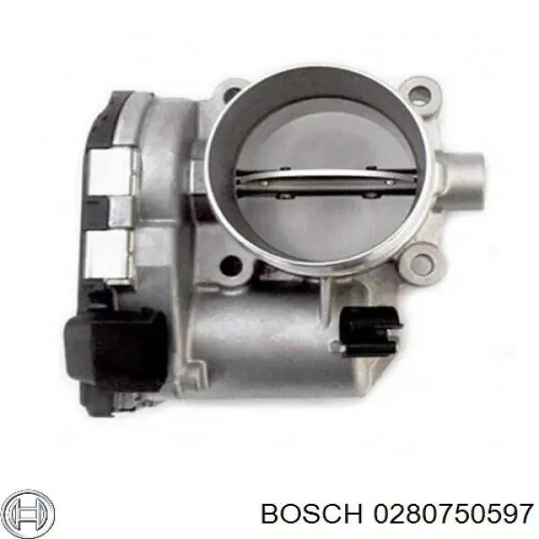 0 280 750 597 Bosch cuerpo de mariposa completo