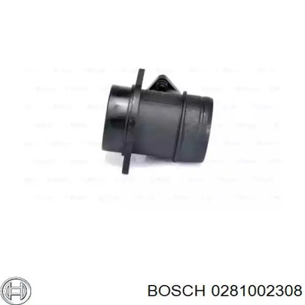 0281002308 Bosch sensor de flujo de aire/medidor de flujo (flujo de aire masibo)