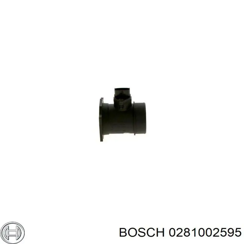 0281002595 Bosch sensor de flujo de aire/medidor de flujo (flujo de aire masibo)