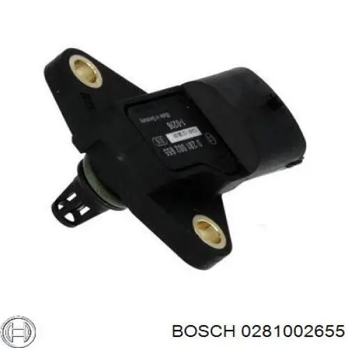 0281002655 Bosch sensor de presion de carga (inyeccion de aire turbina)