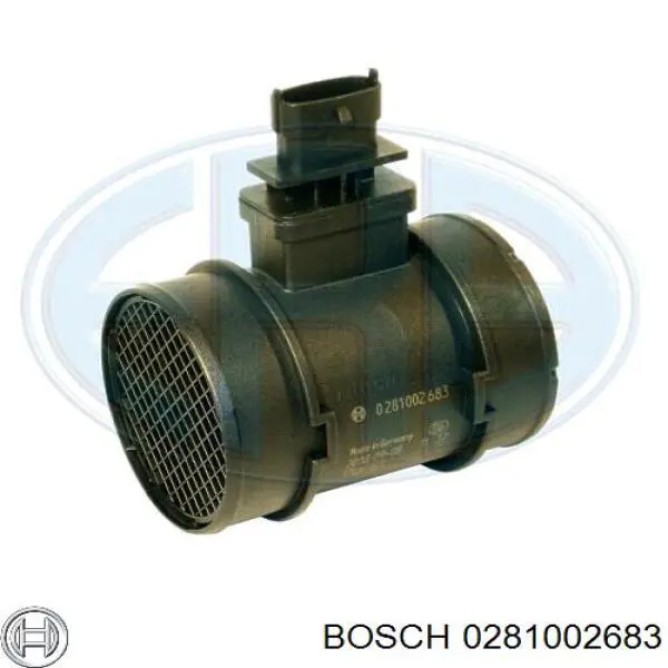 0281002683 Bosch sensor de flujo de aire/medidor de flujo (flujo de aire masibo)