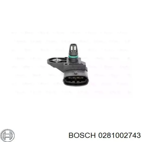 0281002743 Bosch sensor de presion del colector de admision