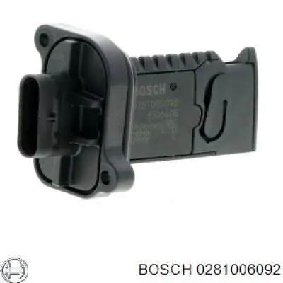 0281006092 Bosch sensor de flujo de aire/medidor de flujo (flujo de aire masibo)