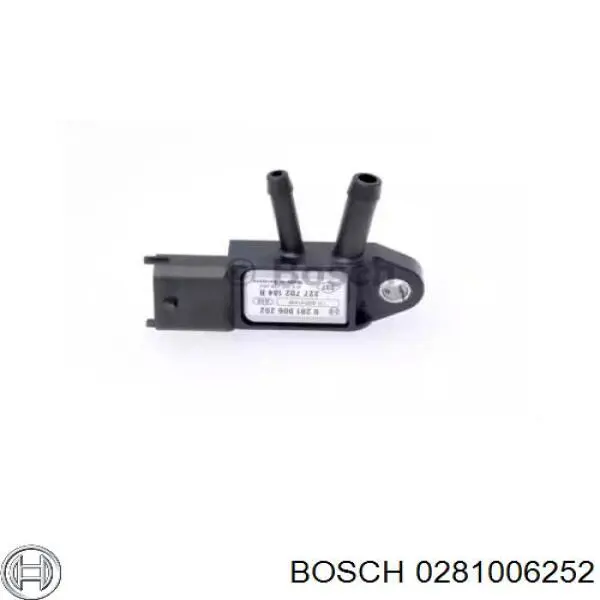 0281006252 Bosch sensor de presion de escape